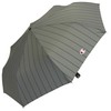 Champion CHM20MN58 Mini Folding Umbrella, Gray, Striped Pattern, 65cmX8R, Gentlemen,