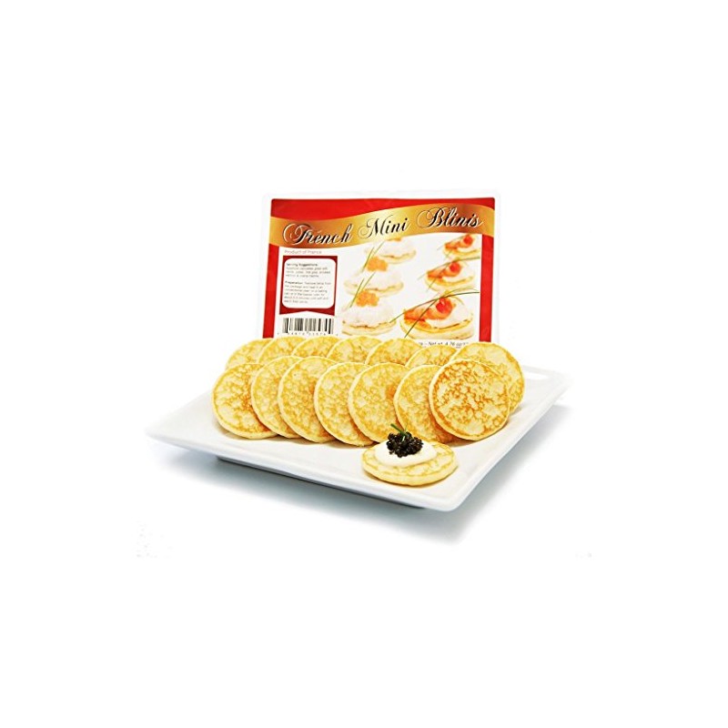 French Mini Blinis - Small Pancakes for Specialty Foods -