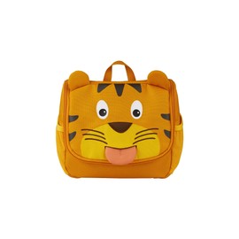 Affenzahn Toiletry Bag for 1-5 Years Children in Nursery as Toiletry Bag for Girls and Boys, Tiger - Yellow, S