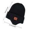 Bluetooth Beanie Hat Winter Unisex Warm Earflap Hat Wireless Headphone