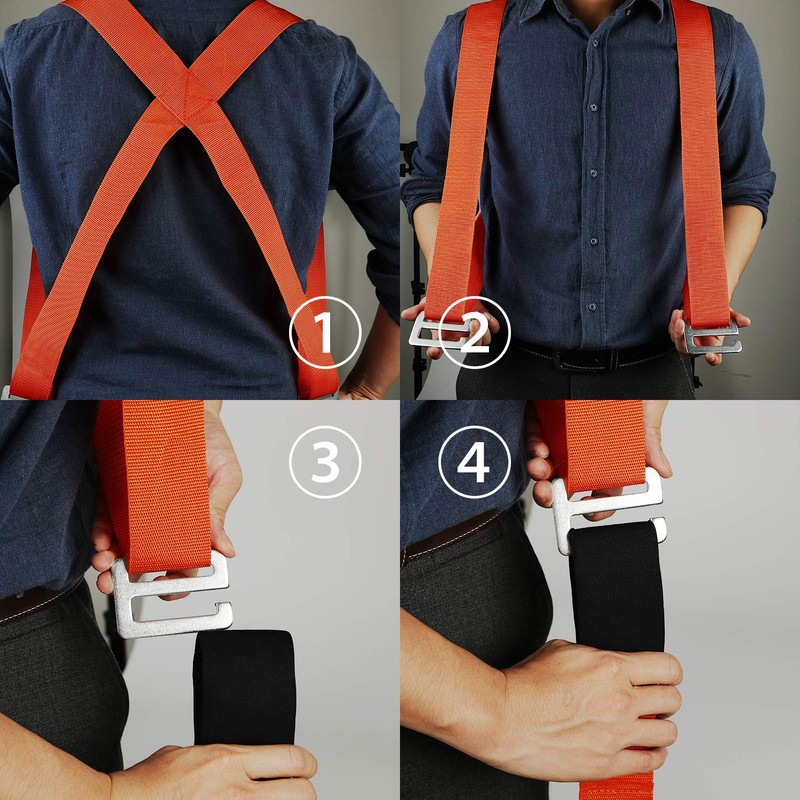 Lifting Straps for Movers, ZIZINET Moving Strap Load Capacity 150