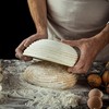 Round Bread Proofing Basket with Liner Cloth Dough Rising Rattan