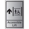 VSafety Accessible Lift Arrow Up - 150mm x 200mm -