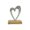 Eleven Perfect Years 11th Anniversary Rustic Metal Heart Decoration –