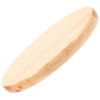 KONTONTY Round Wooden Stool Seat Replacement Sturdy Rubberwood Top for