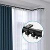 Curtain Track End Caps for Flexible Bendable Curtain Track 4pcs