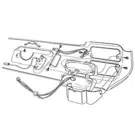Inline Tube Compatible with 1971-72 Oldsmobile Cutlass 442 Rear Tail Lights Gasket 4pc