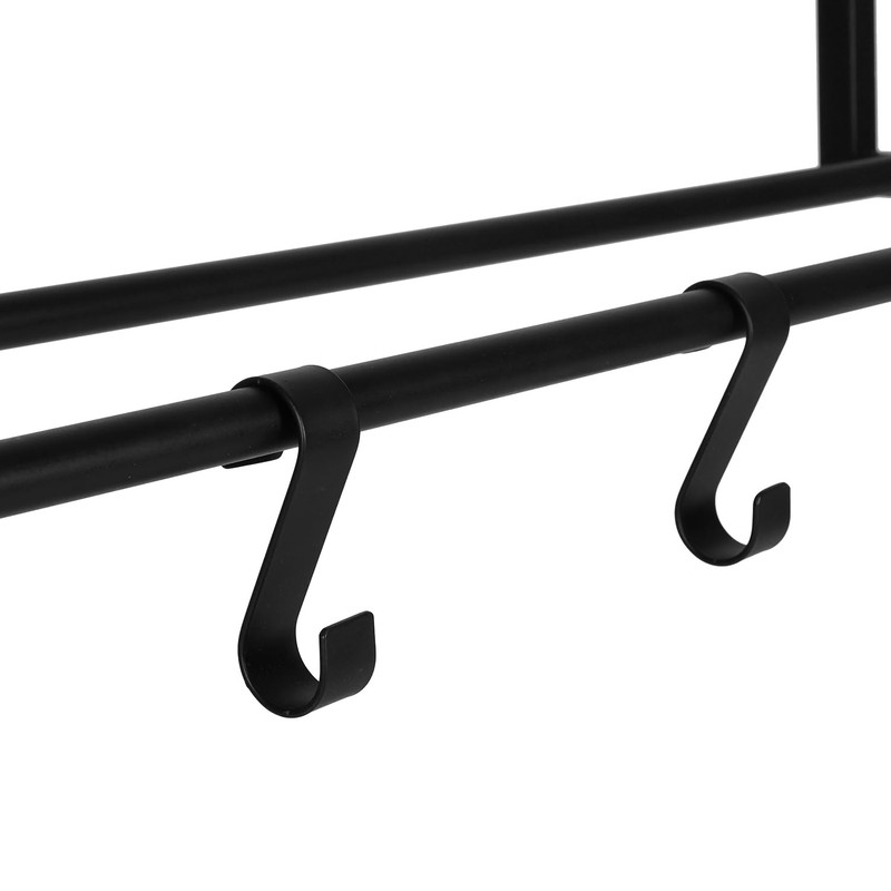 MyGift Ball Rack Wall Mounted, 3 Tier Gym Exercise Equipment