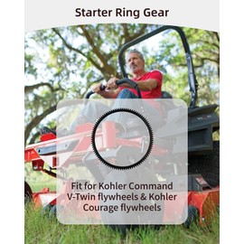 OWNDR 97 Teeth Flywheel Starter Ring Gear Fit for Kohler Command V-Twin & Courage Flywheels