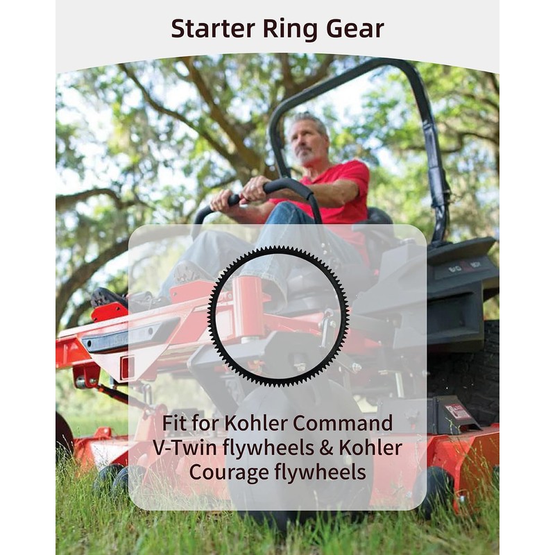 OWNDR 97 Teeth Flywheel Starter Ring Gear Fit for Kohler