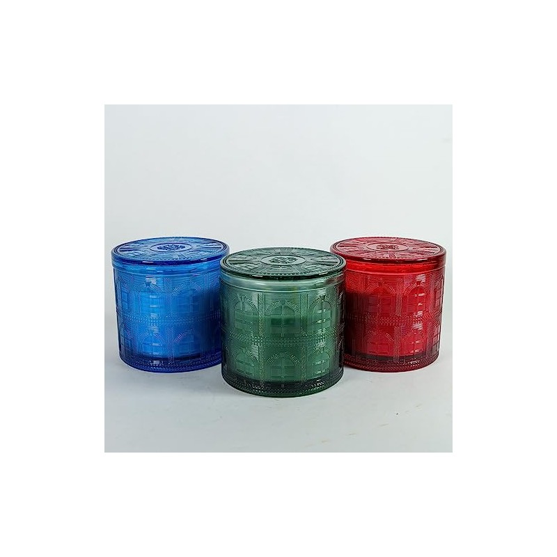 Set of 3 Festive Woods Holiday Candles Long Lasting Jar
