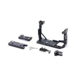 Tilta FX2 Cage, Full Camera Cage Compatible with Sony FX2 with NATO Rail, Cold Shoe Receiver, 1/4"-20 and 3/8"-16 Threads, Compatible with Original XLR Top Handle - Black TA-T88-FCC-B