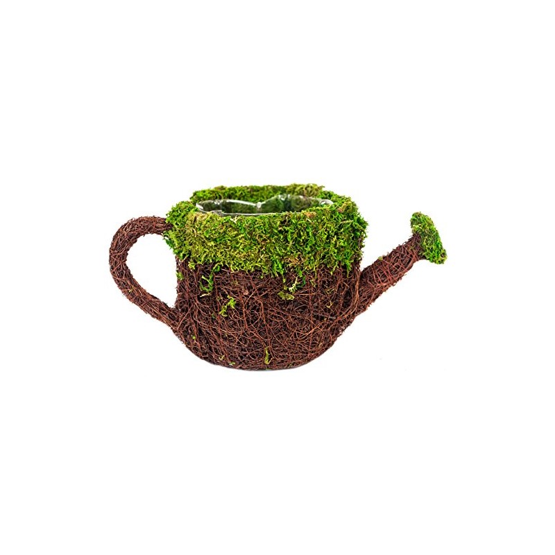 SuperMoss (55259) 5" Deco Watering Can Planter Basket, Small