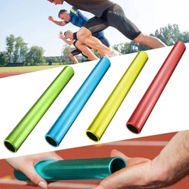 Relay Running Baton, Aluminum Relay Batons Sporting Goods Running Relay Batons Track and Field Relay Batons Sticks, Race Equipments for Running Race Team (4 Assorted Colors)