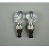 ld-wht LED Skull Light 2X White Tire Wheels Valve Stem