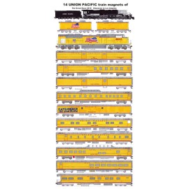 Union Pacific Big Boy #4014 Great Race Full Set 14 magnets Andy Fletcher