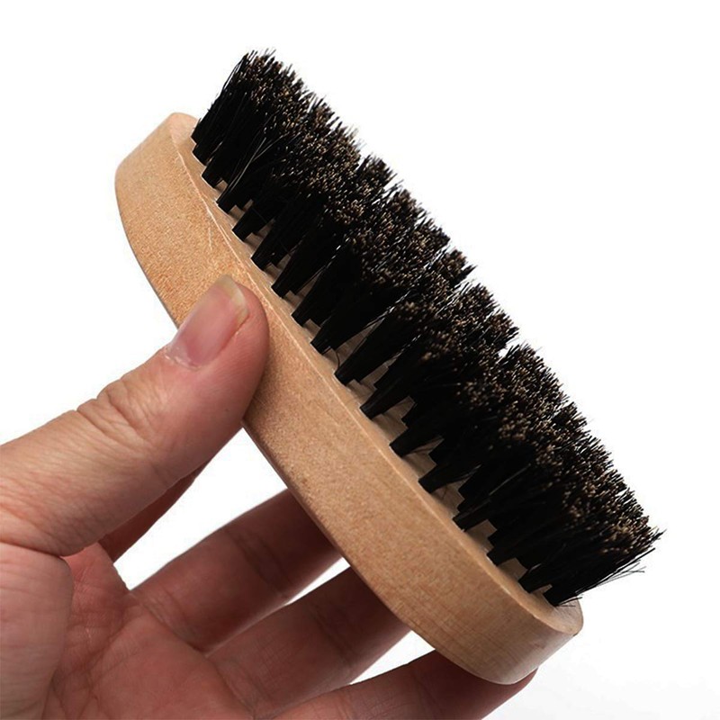 CEPILLO PARA BARBA de 11 Cms de Cerdas de NATURALES