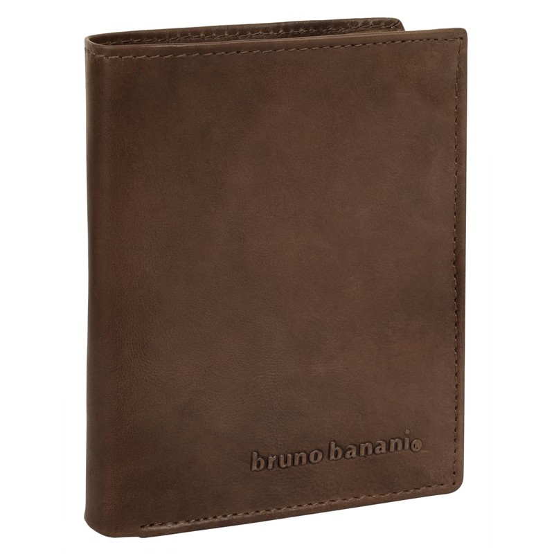 bruno banani 022002 Genuine Leather Wallet for Men, Women, Space-Optimised,