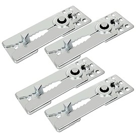 MARNER 4 Pack Sectional Couch Connectors Heavy Duty Steel Couch Connecting Clamp Interlocking Sofa Linker, Universal Sectional Clips Sofa Connection Bracket Hooks Buckle for Sliding Sofas