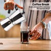 Vaolvpant 2 Cup Aluminum Moka Pot Classic Stovetop Espresso Coffee