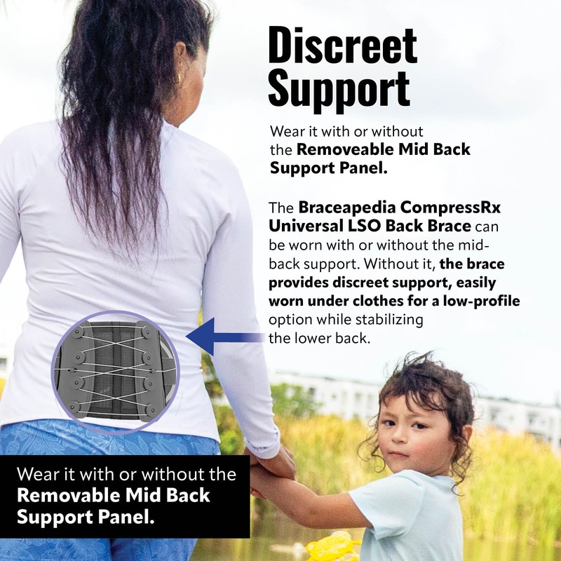 Braceapedia BakTec Universal LSO Mid Back Brace, For Lower Back
