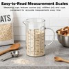 BZTT 18OZ Glass Measuring Cup with Insulated Handle V-Shaped Spout