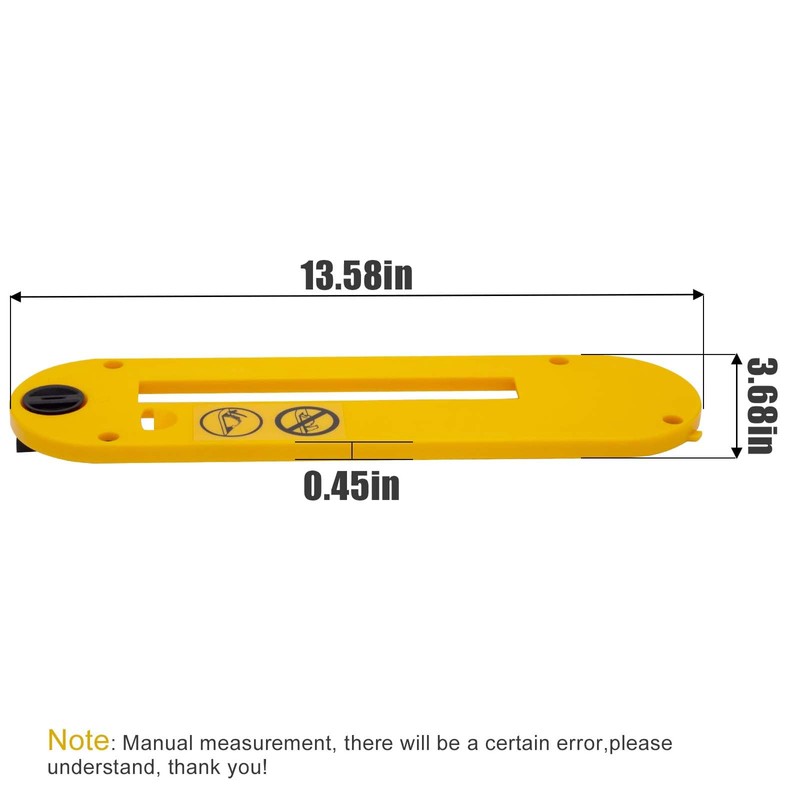 DWE7402DI Dado Throat Plate for DeWalt 10" Portable Table Saw
