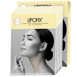 LIPOFIX LIPOFIX Neck Lifting Hydrating Firming Intense Treatment Bio - Cellulose Mask (5 MASKS)