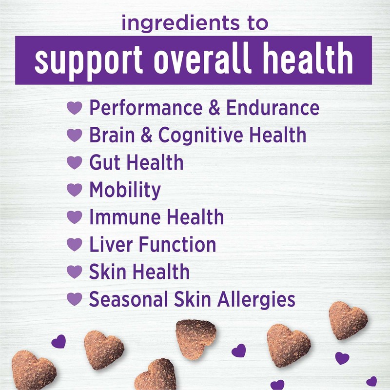 Wellness Peanut Butter & Apple Flavored Soft Chews Multi-Benefit Supplements