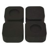 EZ-FLO 69001 Washing Machine Anti-Vibration Pads, 4 Pack, Black