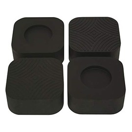EZ-FLO 69001 Washing Machine Anti-Vibration Pads, 4 Pack, Black