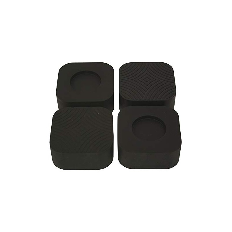 EZ-FLO 69001 Washing Machine Anti-Vibration Pads, 4 Pack, Black