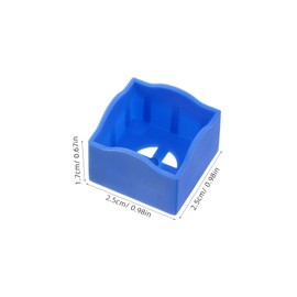 Mipcase 12 Pcs Billiard Cue Chalk Holder Case Lightweight Portable Plastic Chalk Organizer for Pool Cue Protection Effortless Use Durable Design Essential Billiard Accessory