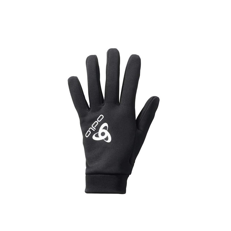 Odlo Gloves Stretch Fleece Liner Warm Gloves, black, s