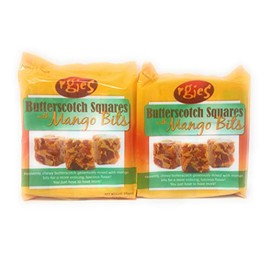 Rgies Butterscotch Squares Snacks (Mango, 2 Pack)