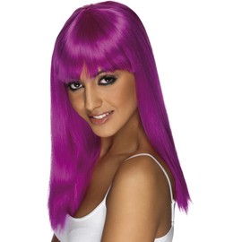 Smiffy's Women's Glamourama Wig - whites