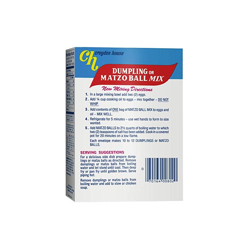 Croyden House Mix Matzo Ball Dumpling Pack of 4