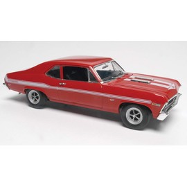 Revell 85-4423 '69 Chevy Nova Yenko Model Car Kit 1:25 Scale 111-Piece Skill Level 5 Plastic Model Building Kit, Red