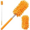 Timotech Set 2 Piezas Plumero de Microfibra con Mango Extensible,