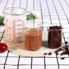 High Borosilicate Glass Measuring Cup-V-Shaped Spout，Glass Measuring Beaker for Kitchen