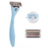 FFS Beauty Women’s Razor Kit - Premium Bubblegum Handle, 2