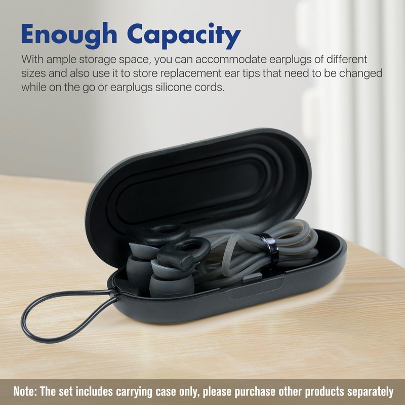 Hearprotek Earplug Cases, Portable Earplug Holder, Mini Storage Case Earbud