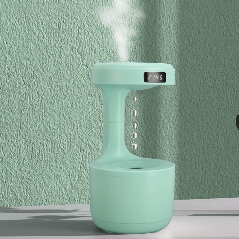 Anti Gravity Humidifier Water Drop Humidifier Quiet Operation Fine Misting