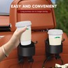 2 Pack Portable Seat Cup Holder with Hooks,Multi-functional Hook for
