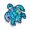 Vinyl Junkie Graphics Sea Turtle Decal/Sticker (Cyan Dream)