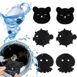 Lint Ball for Washing Machine, Pack of 6 Laundry Balls, Pet Hair Remover for Washing Machine, Reusable Pet Hair Remover, Cat Hair Remover for Removing Pet Hair, Lint