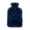 LIVIVO 2L Hot Water Bottle with Insulating Cover Featuring Decorative
