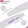 Canvalite Nail Files for Natural Nails 180/240 Grit Emery Board