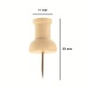 Bi-Office Earth Push Pins Wood Pack of 20