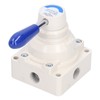Air Hand Valve Pneumatic Rotary Lever Flow Control 3 Position